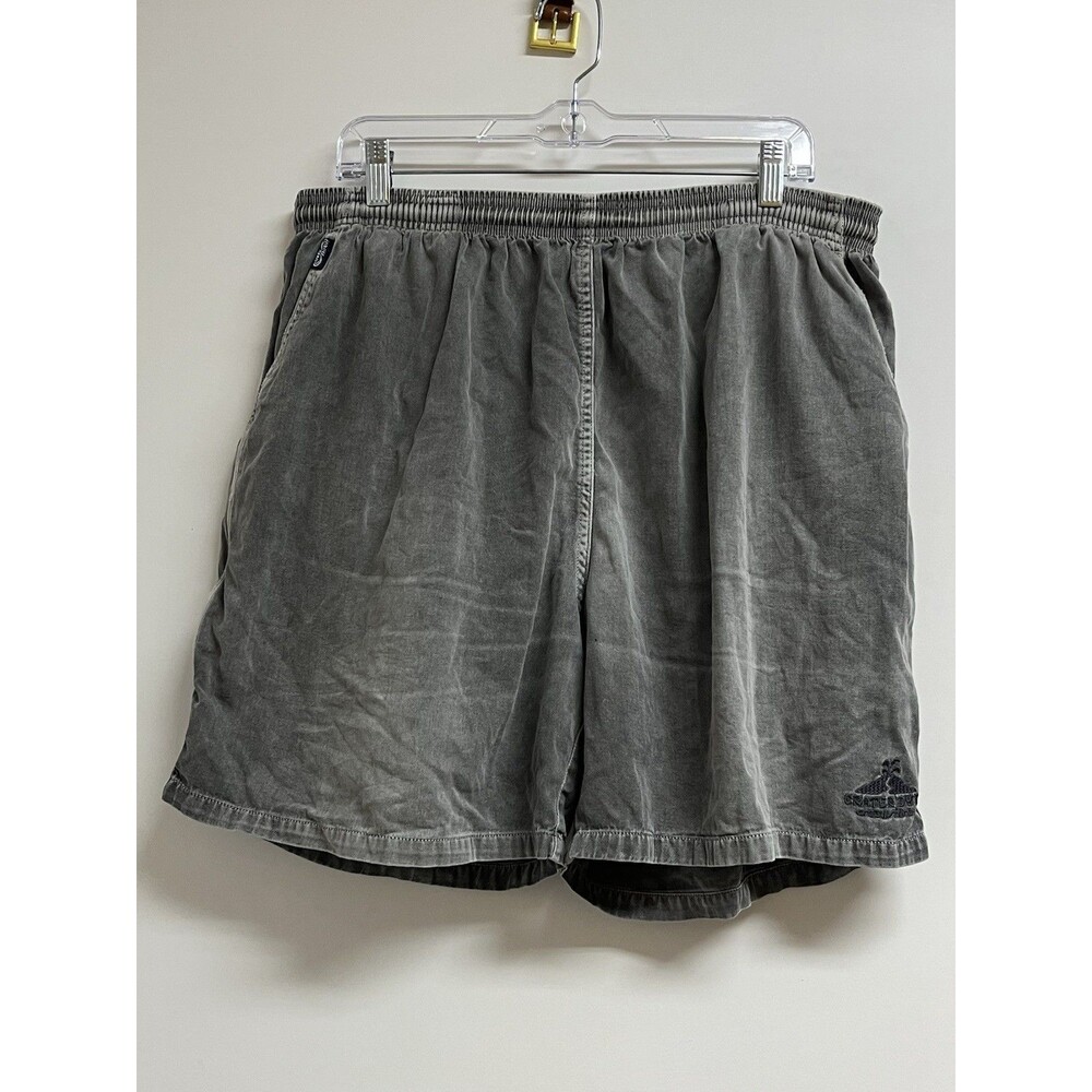Vintage 90s Crazy Shirts Hawaii Shorts Mens XXL Crater Dyed Gray